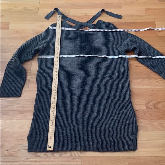 Alpaca sweater dress V back tie J Crew NEW - Picture 9 of 9